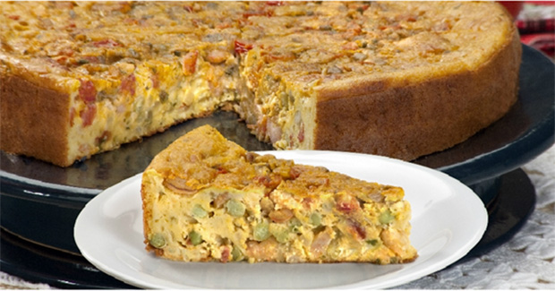 Torta de Camarão perfeita para o lanche da tarde!