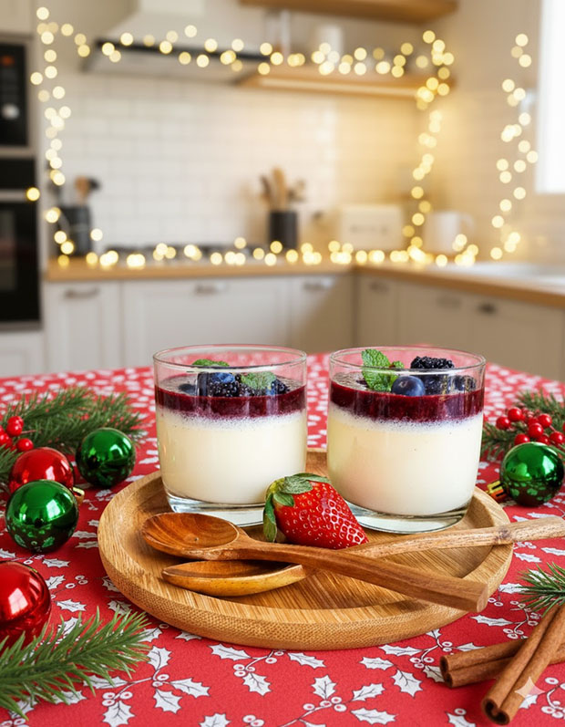 Receita do dia: Panna Cotta com Calda!